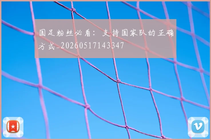 国足粉丝必看:支持国家队的正确方式_20260517143347
